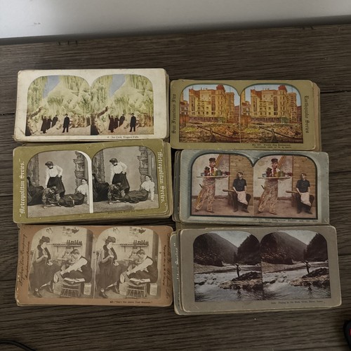 Vintage lot 100 stereoviews - vintage,